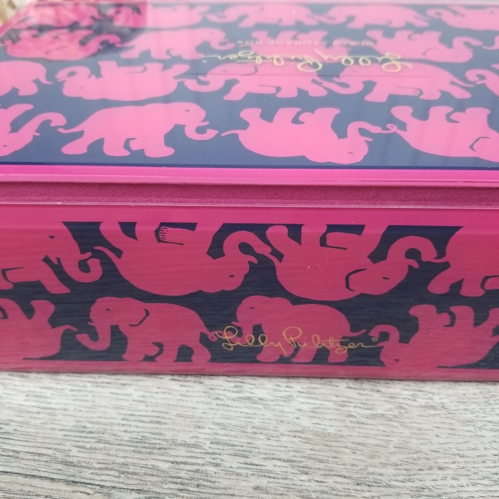 Lilly Pulitzer large Storage box Tusk in Sun NIB - Picture 4 of 7